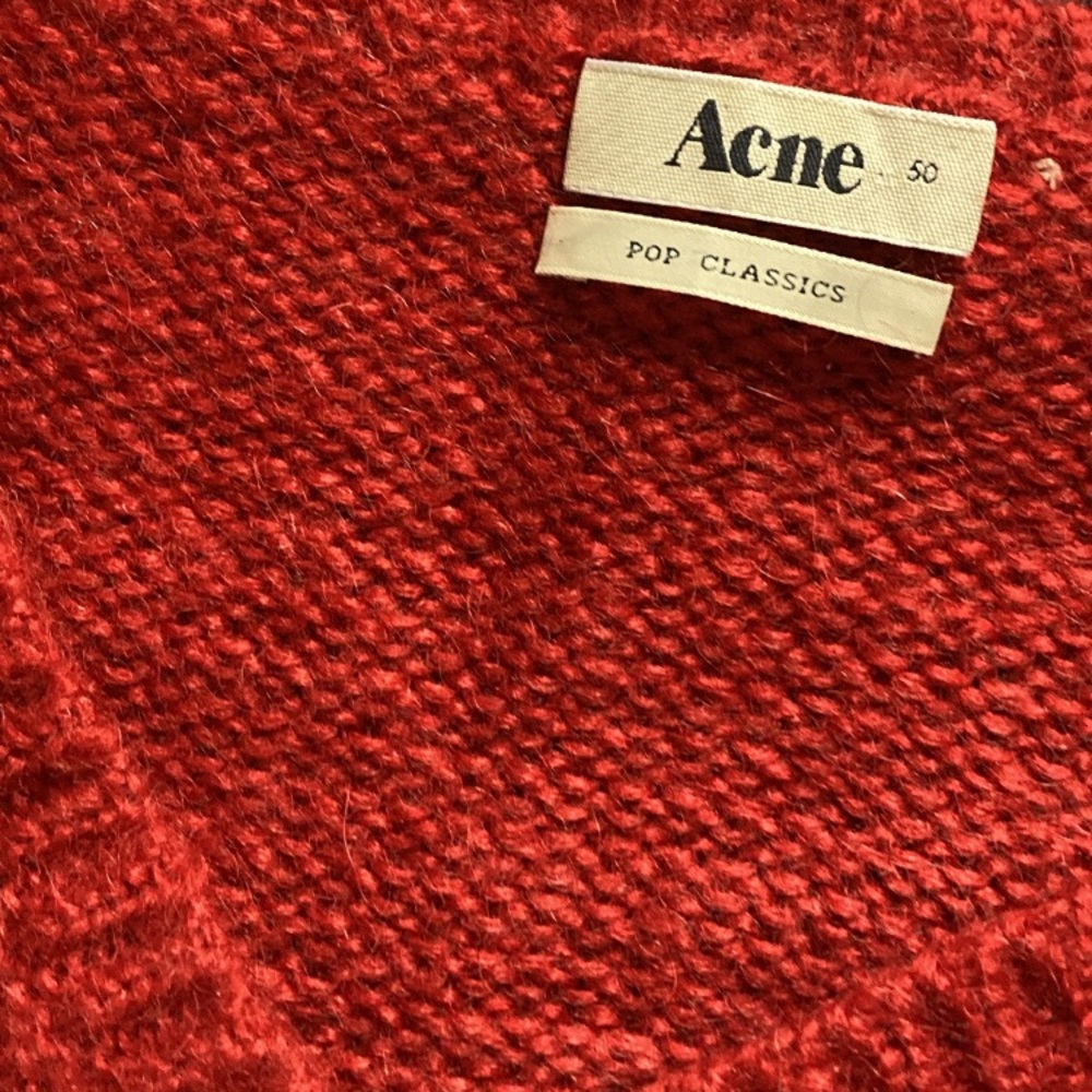 Acne Studios Pop Classics red sweater